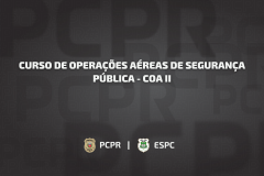 ESPC e GOA abrem inscrições para o Curso de Operações Aéreas de Segurança Pública – COA II